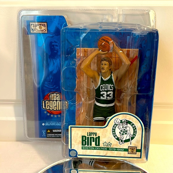 NBA Legends Hall of Fame Larry Bird McFarlane Hardwood Classics Action Figure - Picture 8 of 8